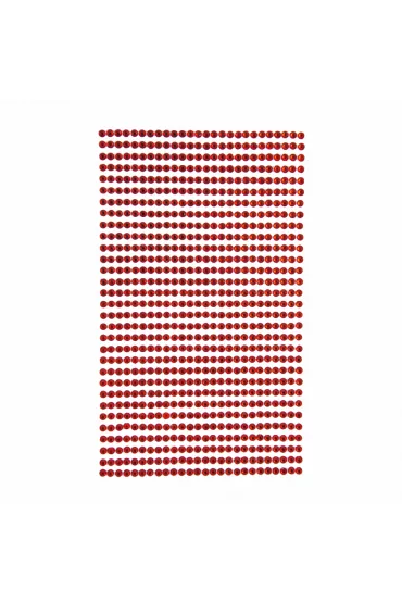 Dalprint Kryszta�ki samoprzylepne red 3 mm 806 szt.