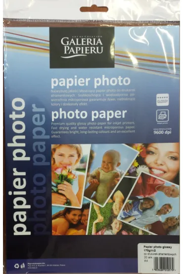 Argo Papier photo glossy do drukarek atrament