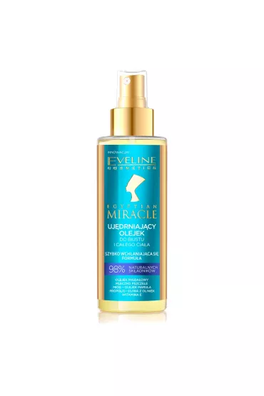 Eveline Cosmetics Egyptian Miracle intensywnie uj�drniaj�cy olejek do biustu i cia�a 150 ml