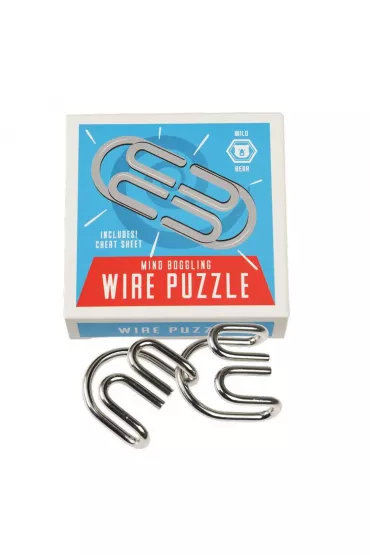 Puzzle metalowe, zabawka logiczna, Dziki Nied�wied� Rex London