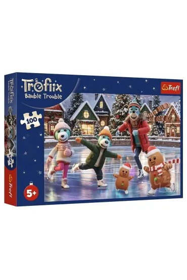 Puzzle 100 Bert w bombkach TREFL
