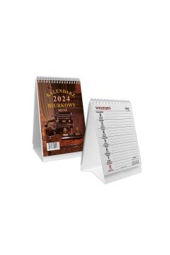 Kalendarz 2024 biurkowy pionowy mini SB5
