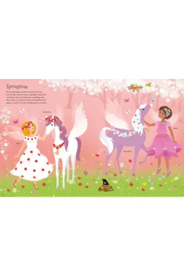 Sticker Dolly Dressing Unicorns wer. angielska - Fiona Watt