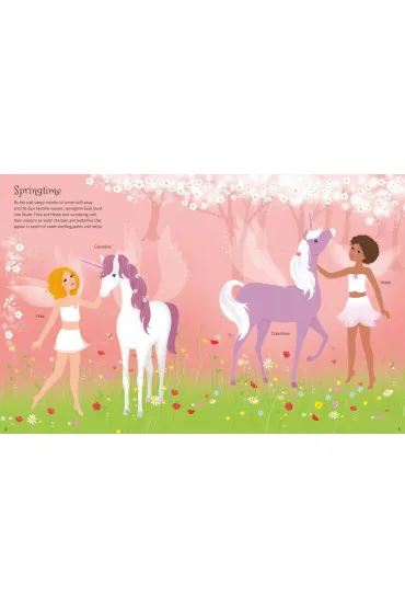 Sticker Dolly Dressing Unicorns wer. angielska - Fiona Watt