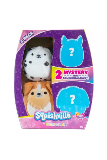 Pluszak Squishville Mini Squishmallow Puppy Love Squad Jazwares