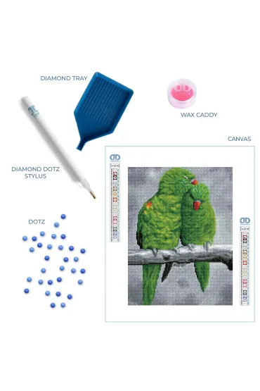 Diamond Dotz Haft diamentowy - Adults Sweet Perch 31x41cm