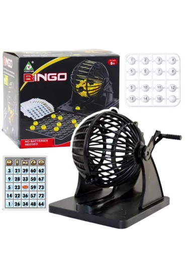 Bingo maszyna losuj�ca 80 kulek 20 kart LeanToys