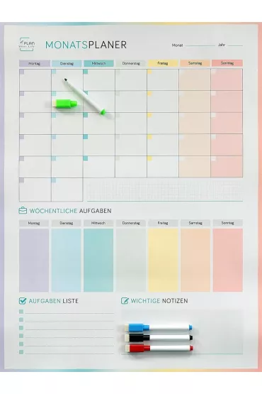 Plan your life Planer magnetyczny miesi�czny