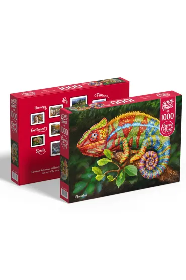 Puzzle 1000 el. Chameleon CherryPazzi
