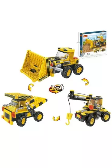 Klocki maszyna budowlana 166 element�w