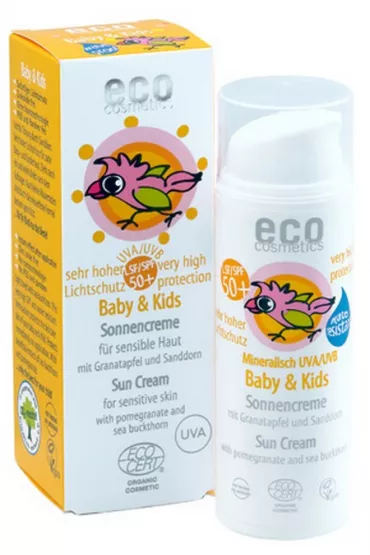 Eco Cosmetics Krem na soce faktor SPF 50+ dla dzieci i niemowlt 50 ml