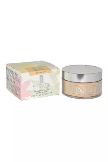 Clinique Blended Face Powder And Brush lekki puder sypki 20 Invisible Blend 25 g