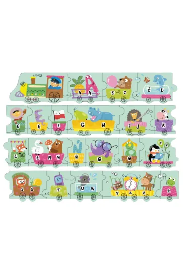 Puzzle 21 el. Poci�g abecad�o Dodo