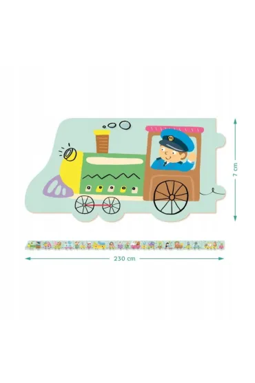 Puzzle 21 el. Poci�g abecad�o Dodo