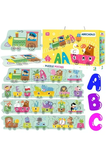 Puzzle 21 el. Poci�g abecad�o Dodo