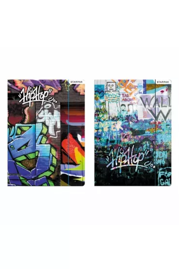 Starpak Teczka A4 z gumk� Graffiti