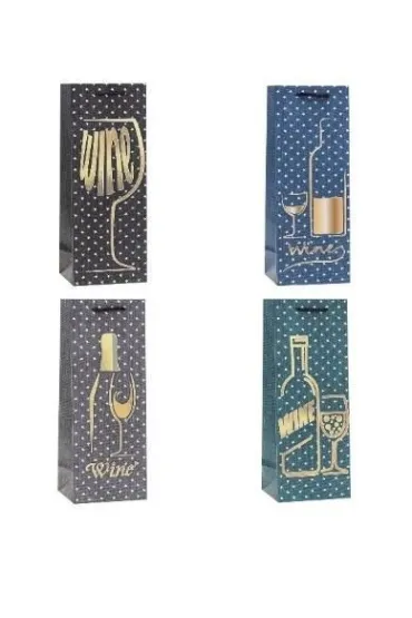 Rozette Torebka ozdobna na butelk� 12x36x9cm mix