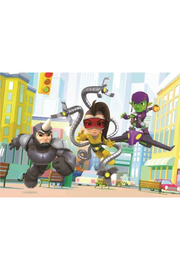 Puzzle 2x20 el. SuperColor. Spidey and Friends Clementoni
