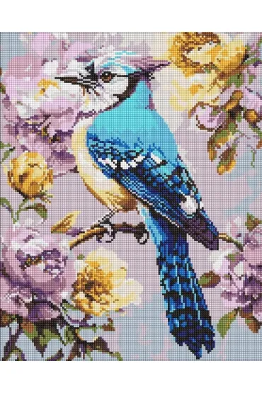 Ideyka Diamentowa mozaika - S�jka w piwoniach 40x50cm