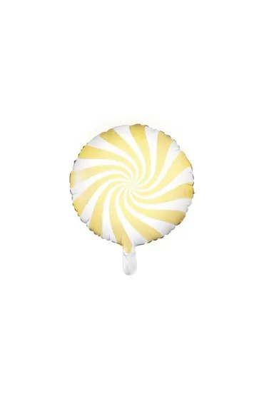 PartyDeco Balon foliowy Cukierek ��ty 35cm