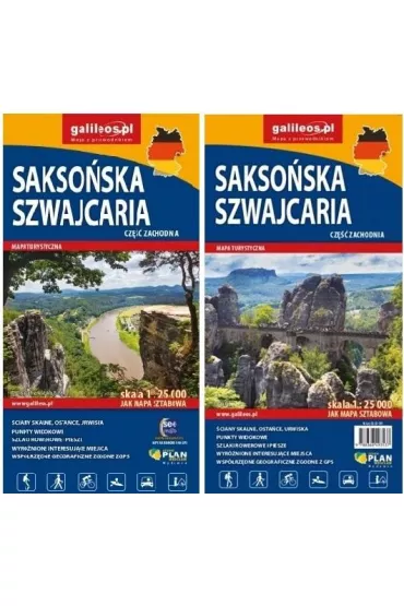 Szwajcaria Czeska i Sakso�ska - komplet map