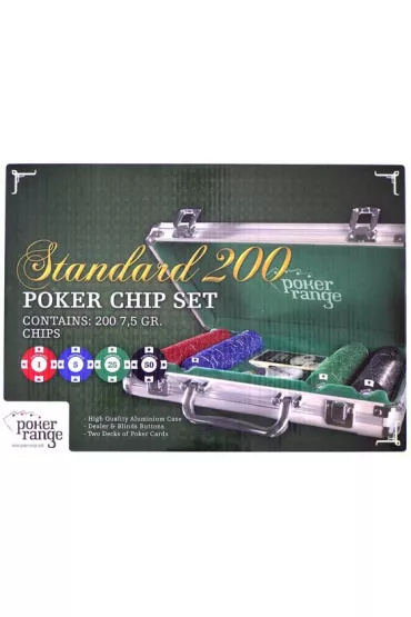 �etony pokerowe Standard 200 szt. 7,5g
