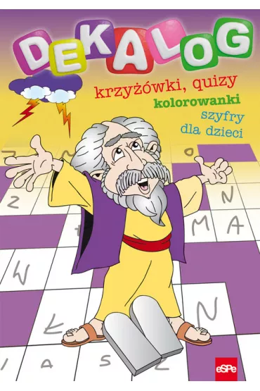Dekalog. Krzy��wki, quizy, kolorowanki i szyfry dla dzieci - Micha� Wilk