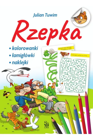 Rzepka. Kolorowanki, �amig��wki, naklejki - Julian Tuwim, Wojciech G�rski