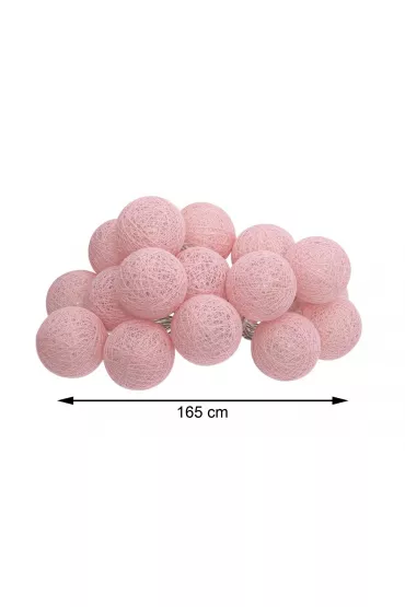Atmosphera Girlanda wietlna 16 LED Rowa