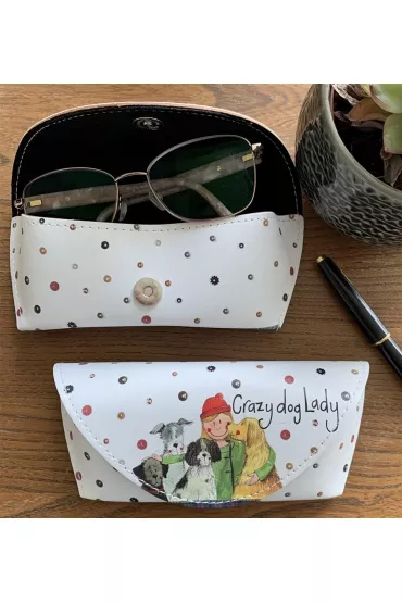 Alex Clark Etui na okulary GL10 Crazy Dog Lady Psiara