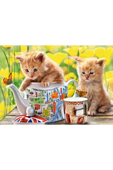 Puzzle 500 el. Czas na herbat� Castorland
