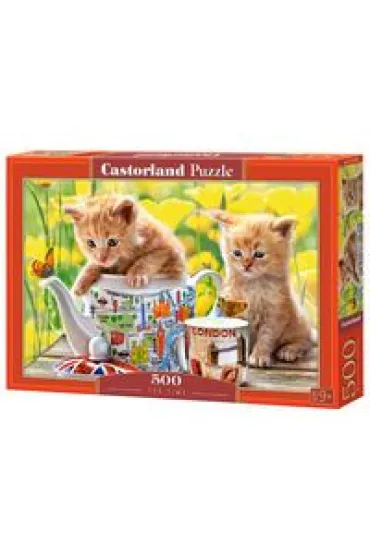 Puzzle 500 el. Czas na herbat� Castorland