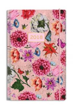 Kalendarz 2018 B6 Lux Flowers
