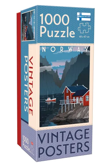 Puzzle 1000 el. Vintage Norwegia Tactic