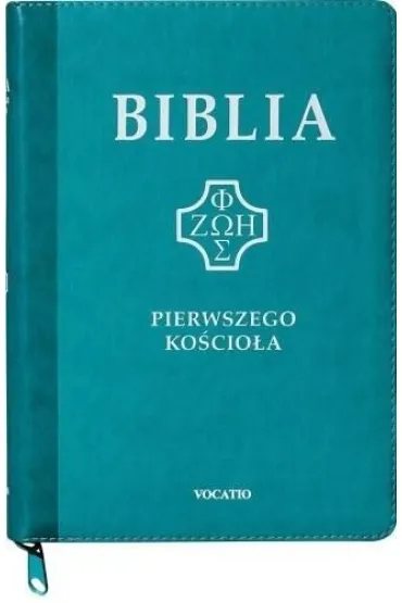 Biblia pierwszego Ko�cio�a z paginat. suwak turkus