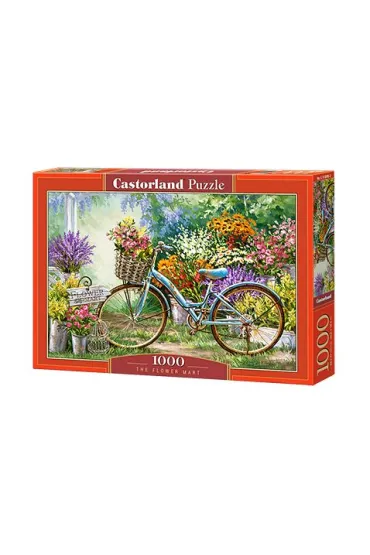Puzzle 1000 el. Targ kwiatowy Castorland