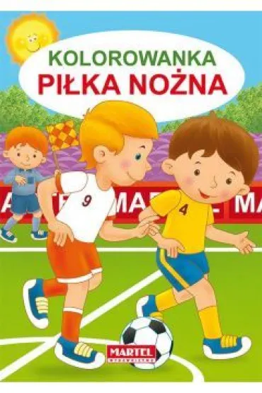 Pi�ka no�na. Kolorowanka