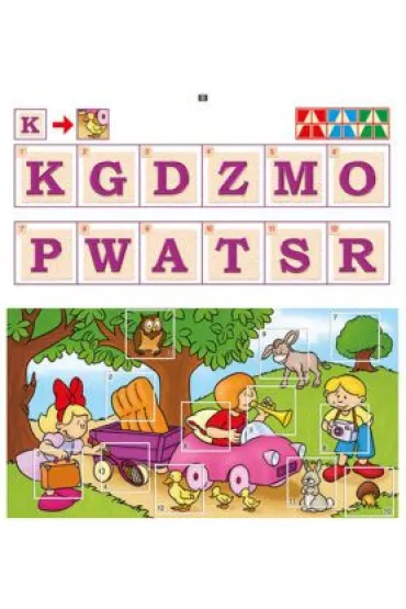 PUS Abecad�o 1 - Zabawy z literami dla najm�odszych - Dorota Pyrgies