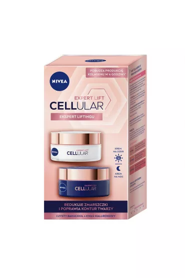 Nivea Zestaw Cellular Expert Lift SPF30 krem przeciwstarzeniowy dzie� + krem przeciwstarzeniowy noc 2 x 50 ml