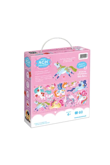 Puzzle 60 el. Ach Jednoro�ce Bright Junior Media