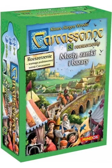 Carcassonne 8. Rozszerzenie. Mosty, zamki i bazary - Wrede Klaus-Jurgen