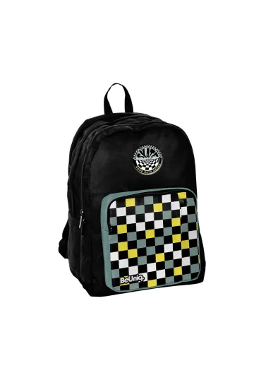 Paso Plecak 3-komorwy Skate w kratk� BeUniq BU26SY-2710
