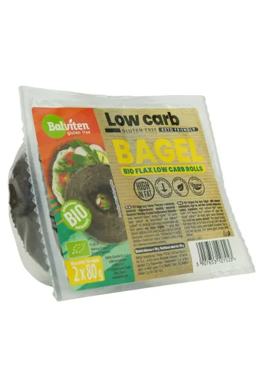 Balviten Bajgle lniane keto bezglutenowe 2 szt. Bio
