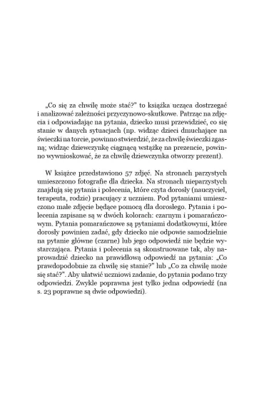 Co si� za chwil� mo�e sta�? �wiczenia rozwijaj�ce my�lenie przyczynowo-skutkowe - Amanda Hopkins