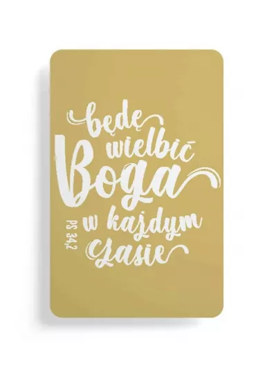 Szaron Magnes na lod�wk� - B�d� wielbi� Boga w ka�dym