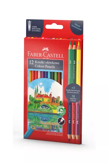 Faber-Castell Kredki o��wkowe Wawel 15 szt.