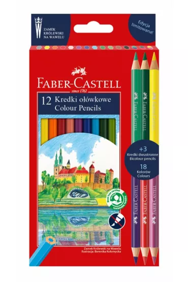 Faber-Castell Kredki o��wkowe Wawel 15 szt.