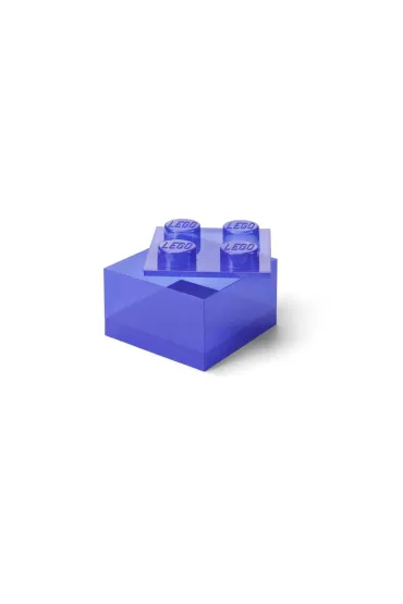 LEGO(R) pojemnik klocek czw�rka transparentny fiolet