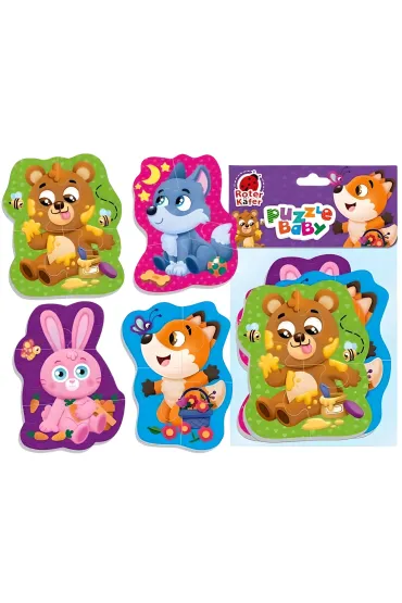 PUZZLE PIAN 4X4EL ZWIERZETA LESNE PBH Roter Kafer
