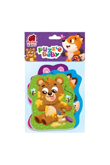 PUZZLE PIAN 4X4EL ZWIERZETA LESNE PBH Roter Kafer
